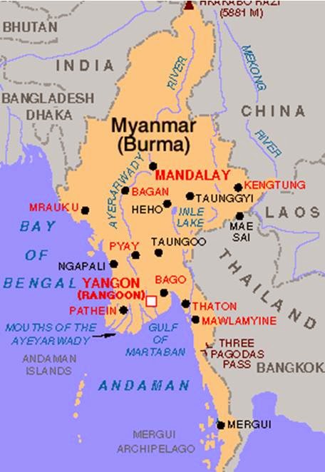 Where can you view videos of Myanmar?